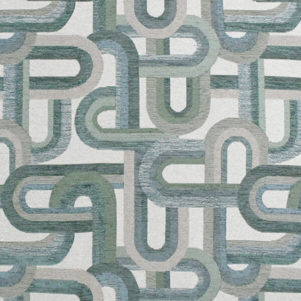 Green upholstery fabric