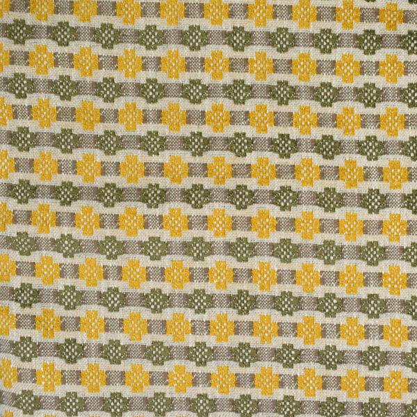 Green upholstery fabric