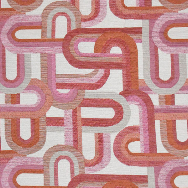Pink upholstery fabric