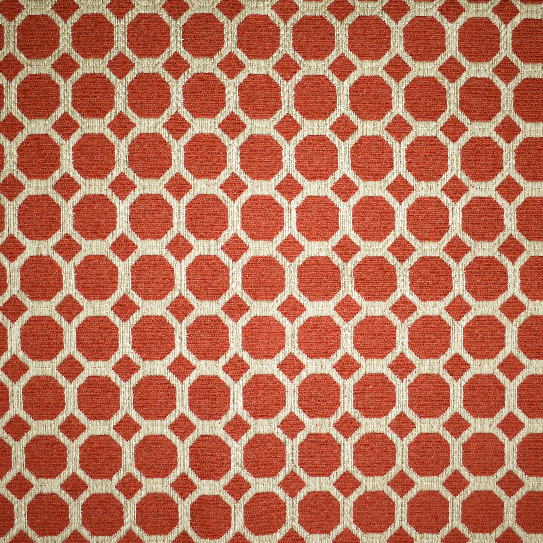 Orange upholstery fabric