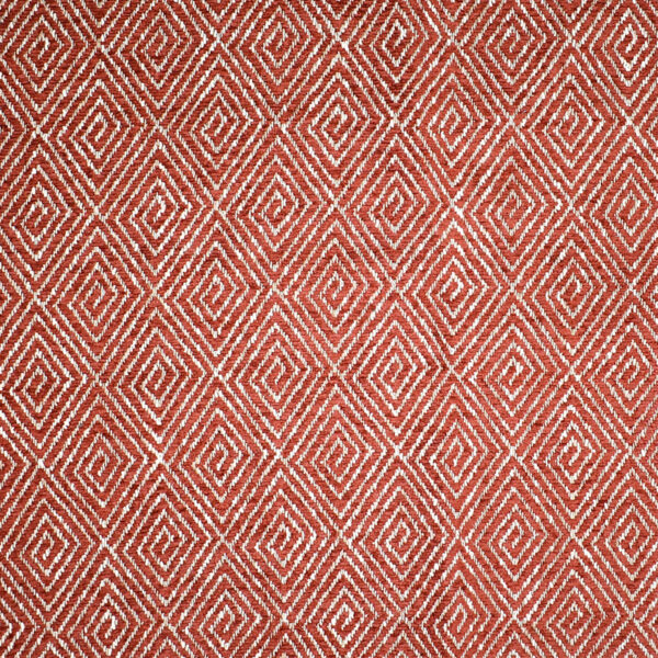 Red upholstery fabric