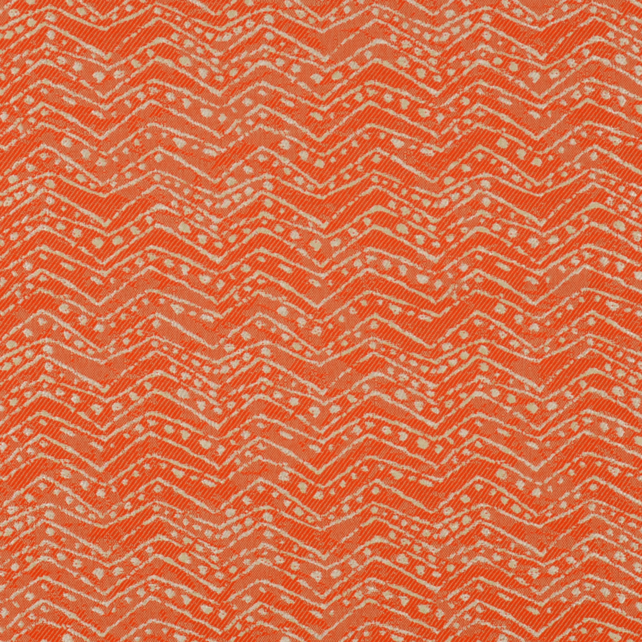 Orange upholstery fabric