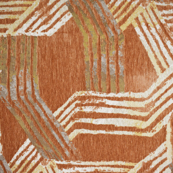 Yellow upholstery fabric
