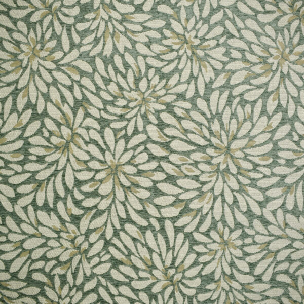 Green upholstery fabric