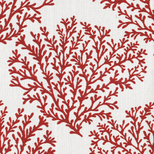 Red upholstery fabric