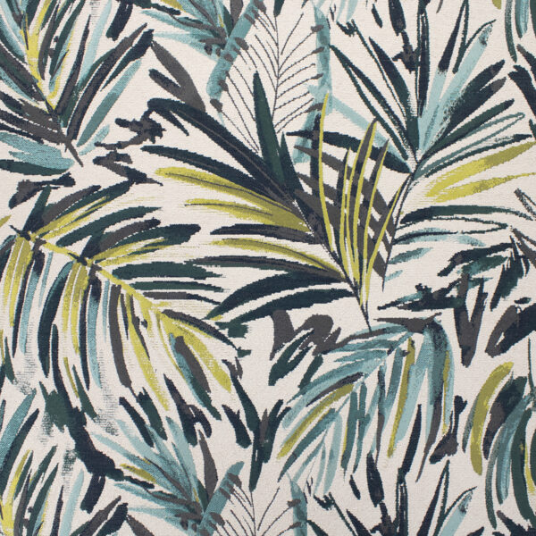 Green upholstery fabric