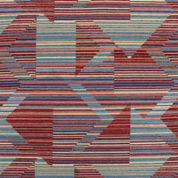 Red upholstery fabric