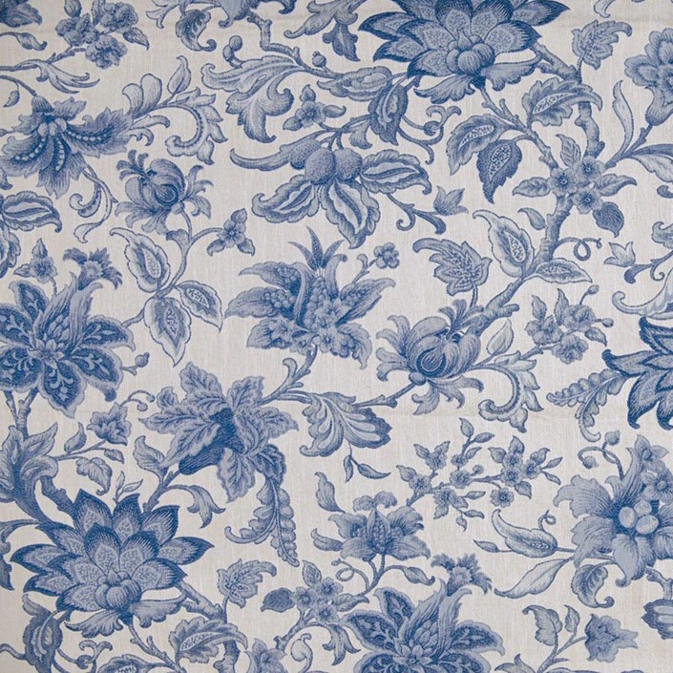 Blue upholstery fabric