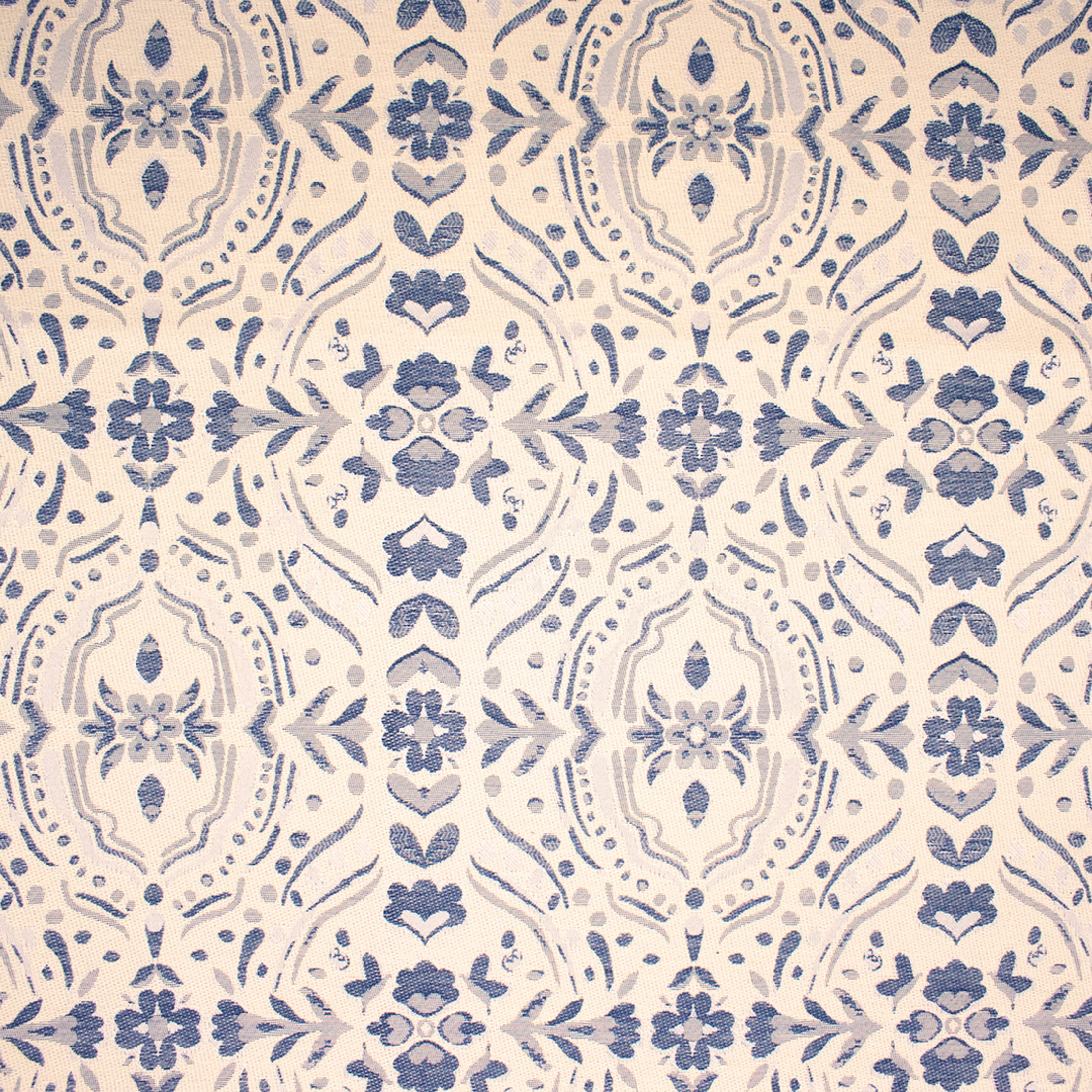 Blue upholstery fabric