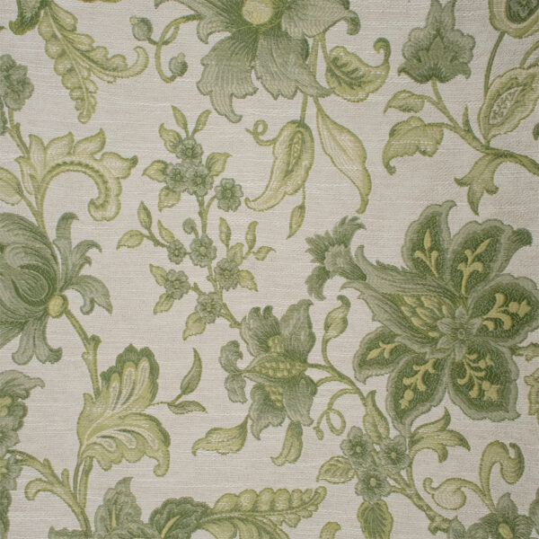 Green upholstery fabric