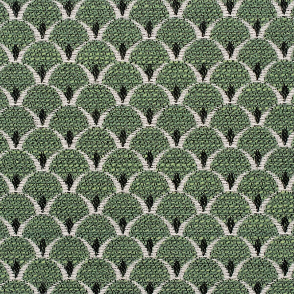 Green upholstery fabric