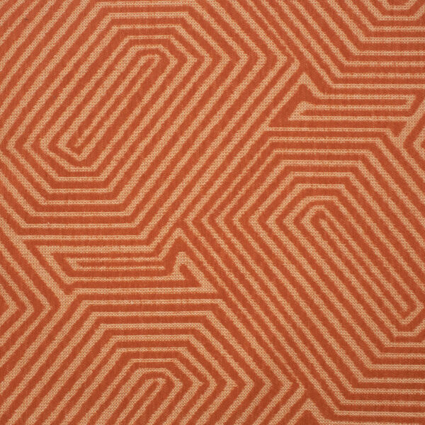 Orange upholstery fabric
