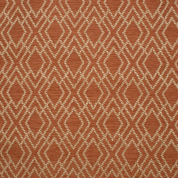Orange upholstery fabric
