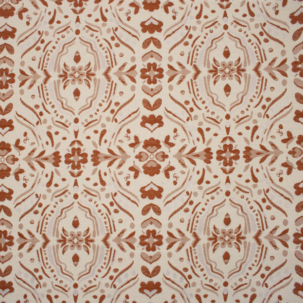 Orange upholstery fabric