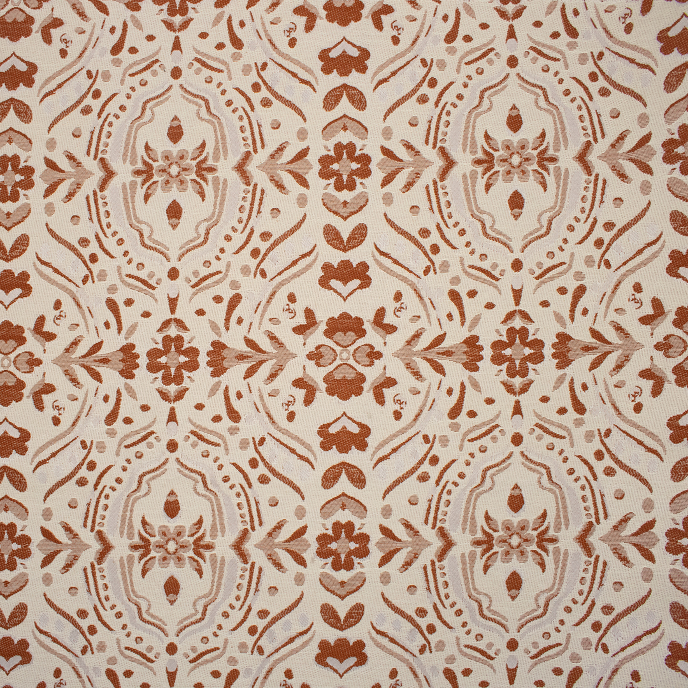 Orange upholstery fabric
