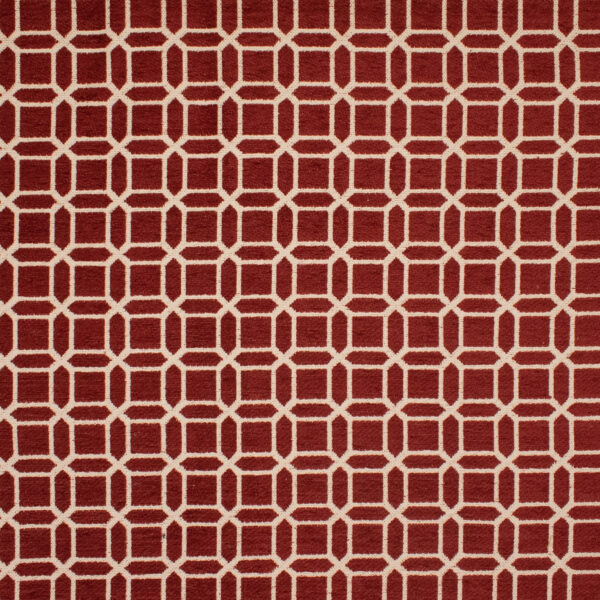 Red upholstery fabric