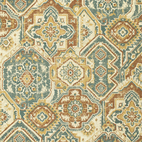 Orange upholstery fabric