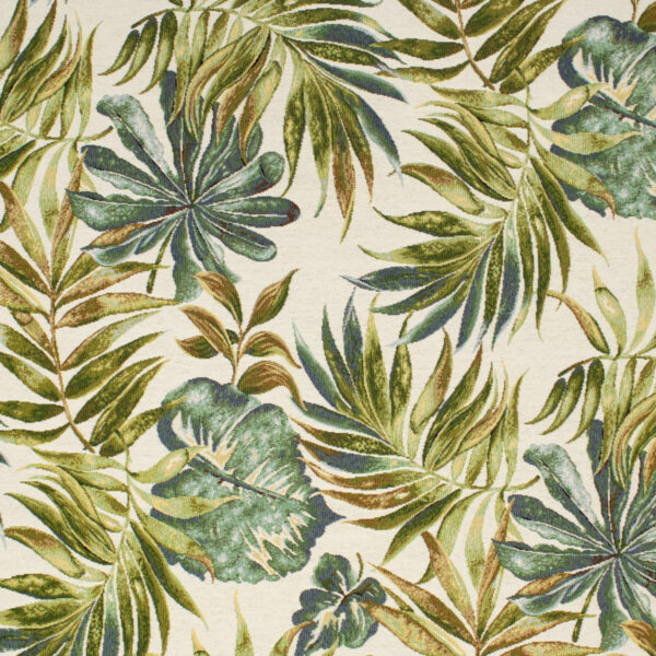 Green upholstery fabric
