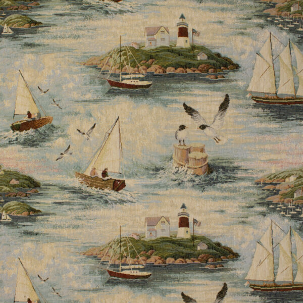 Greenhouse Fabrics F5689 Coastal upholstery fabric swatch for sample-first furniture planning