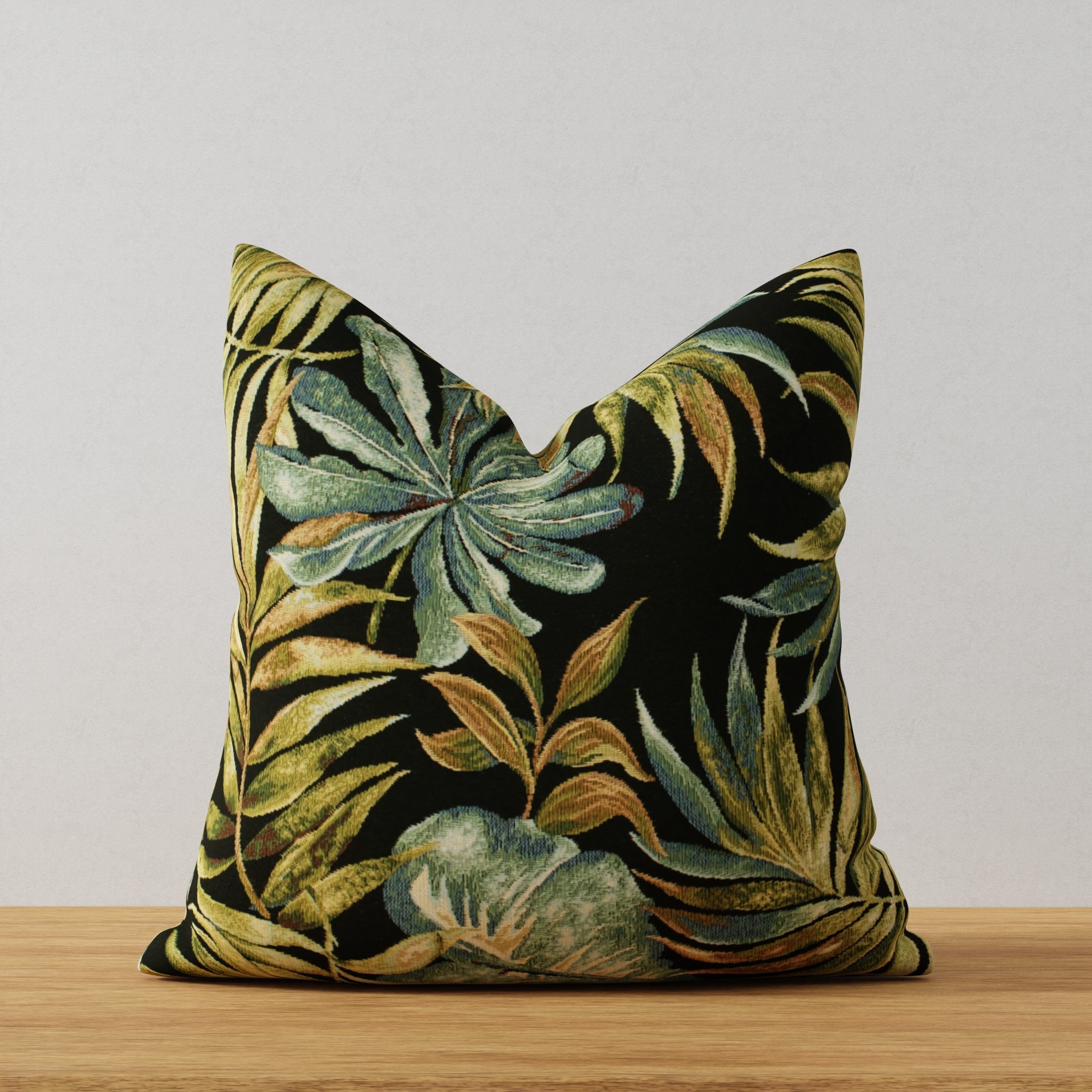 Black upholstery fabric