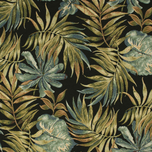 Green upholstery fabric