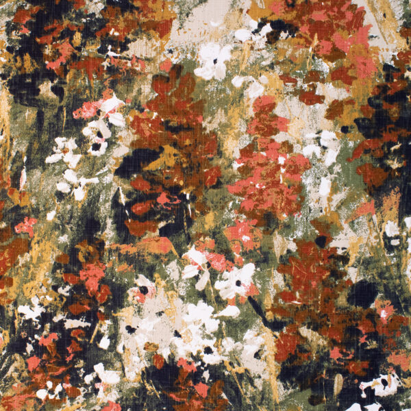 Red upholstery fabric