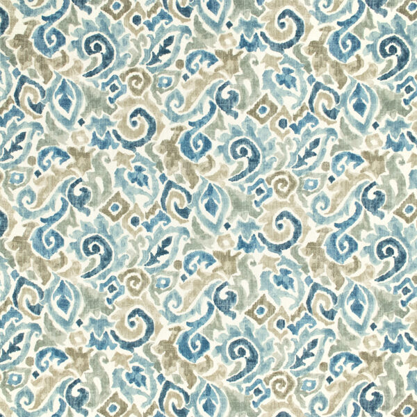 Greenhouse Fabrics F5738 Delft upholstery fabric swatch for sample-first furniture planning