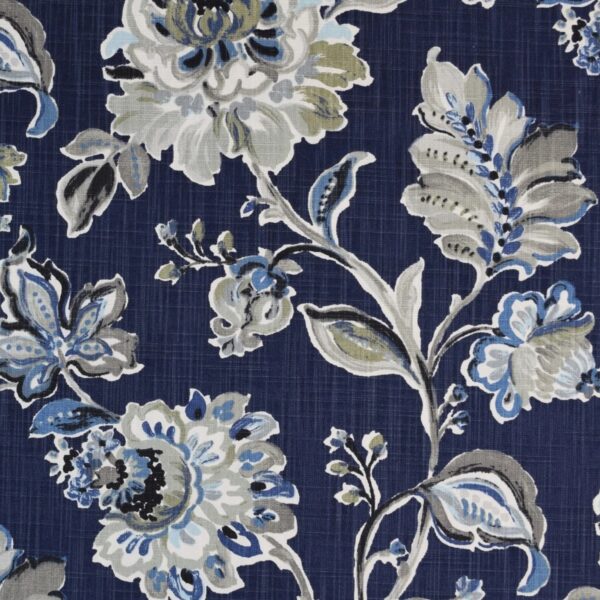Greenhouse Fabrics F5744 Indigo upholstery fabric swatch for sample-first furniture planning