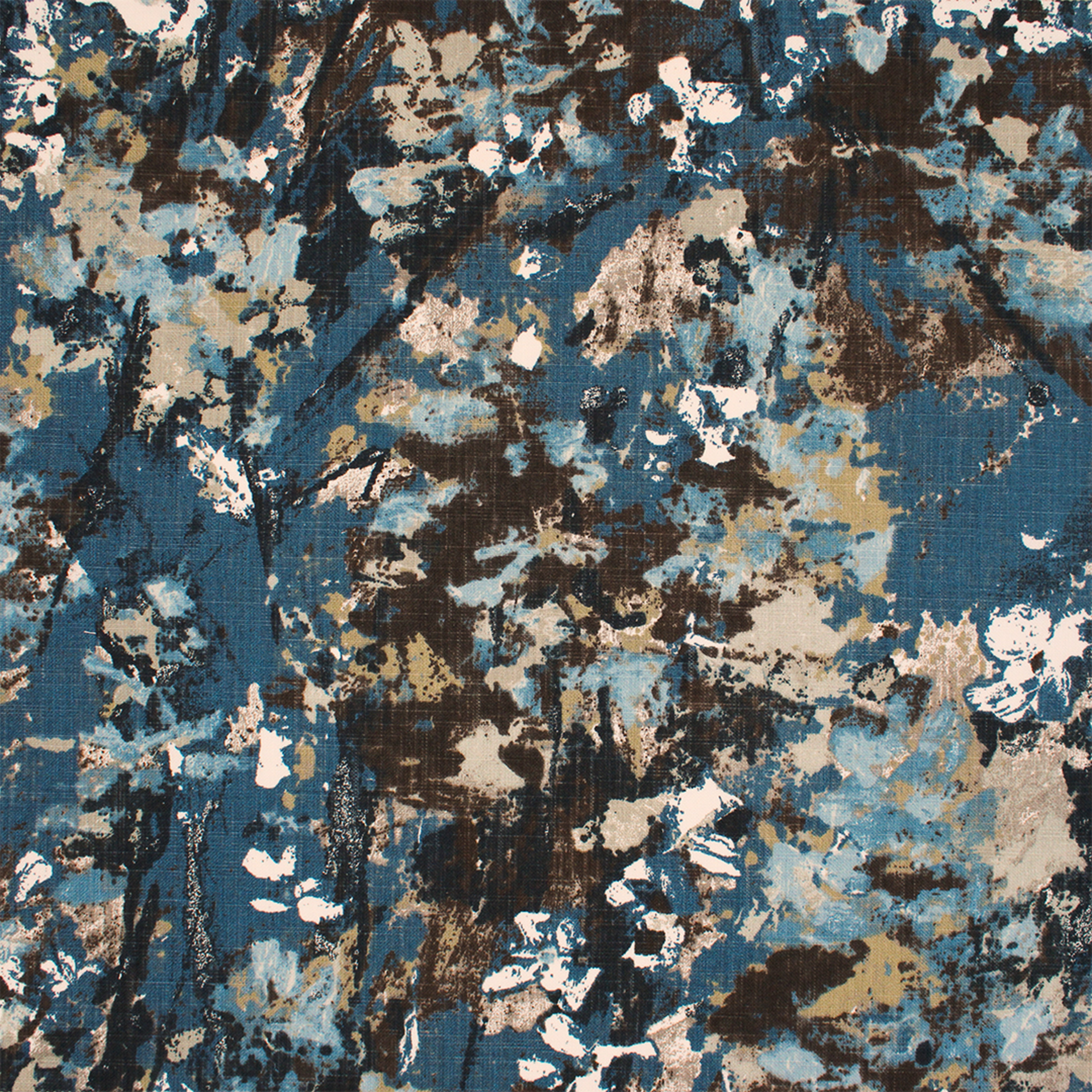 Blue upholstery fabric