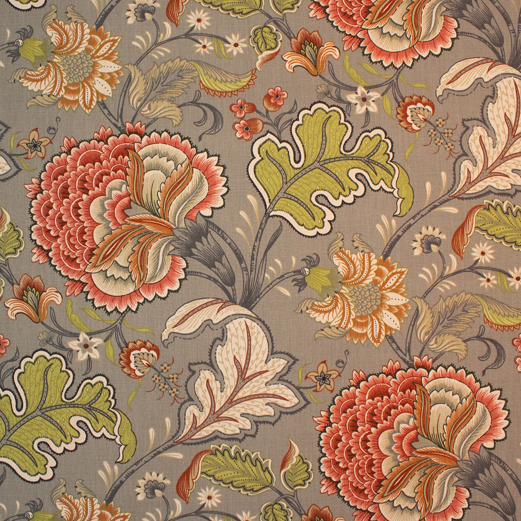Gray upholstery fabric
