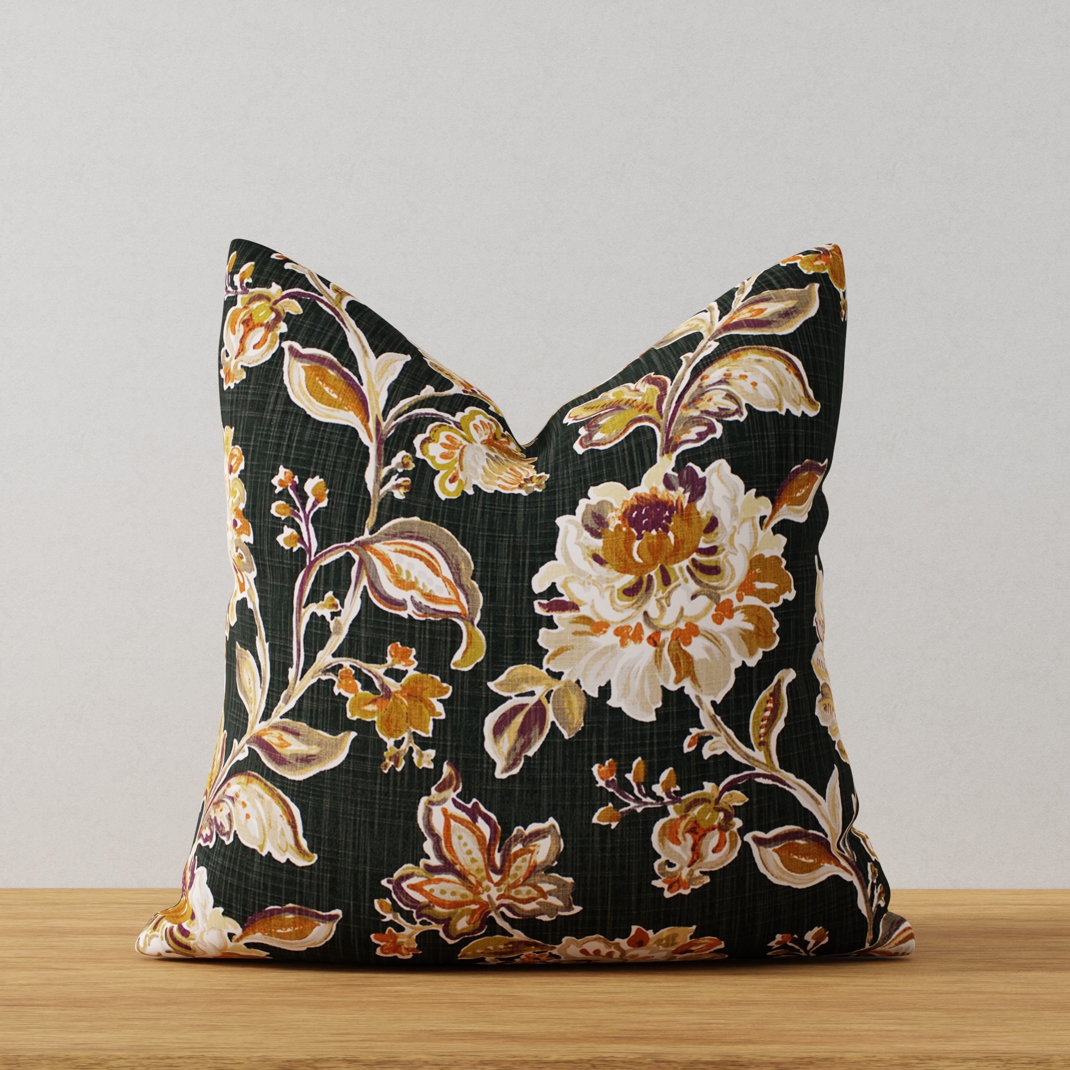 Black upholstery fabric