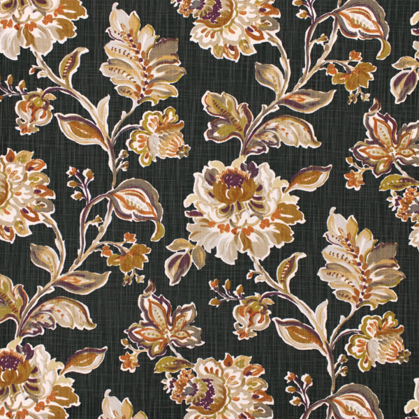 Orange upholstery fabric