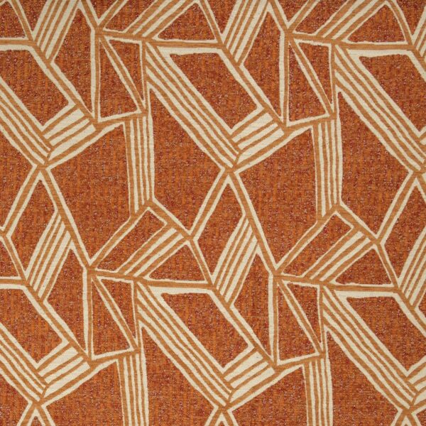Orange upholstery fabric