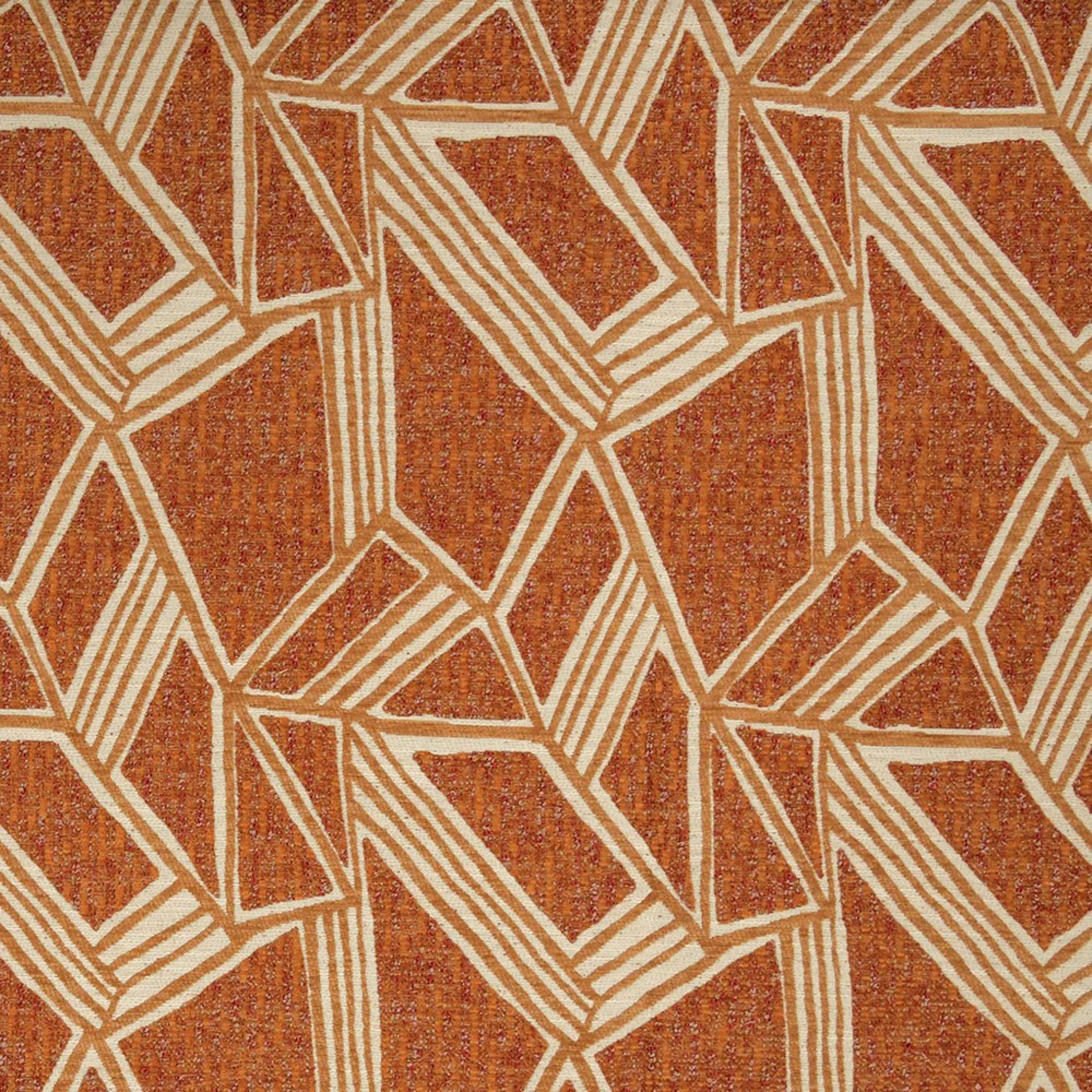 Orange upholstery fabric