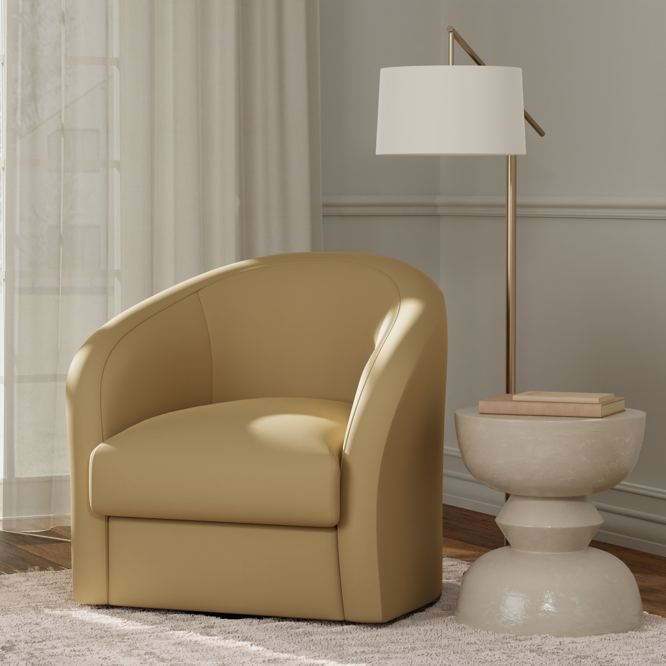 Gray upholstery fabric