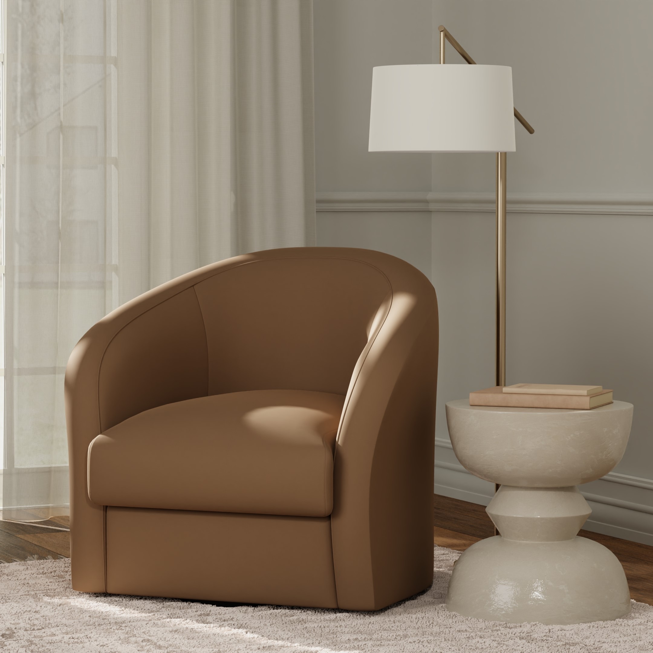 Gray upholstery fabric