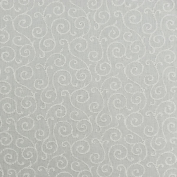 Greenhouse Fabrics S1833 Off White upholstery fabric swatch for sample-first furniture planning