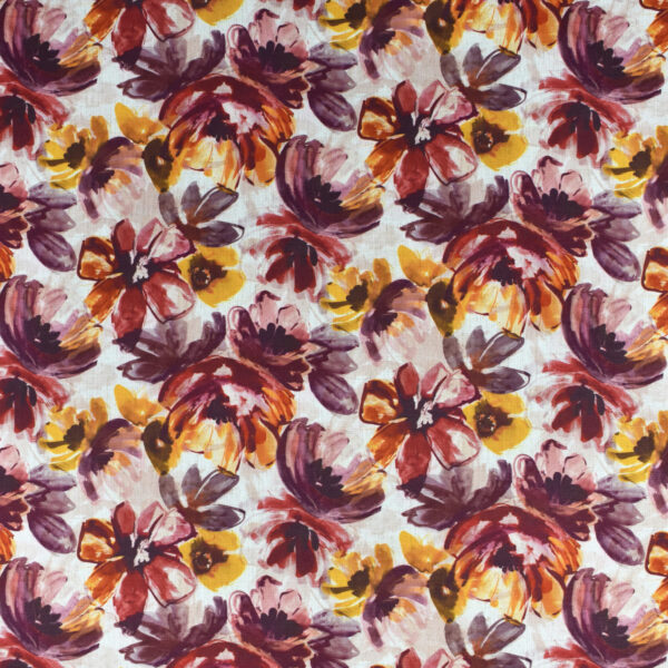 Greenhouse Fabrics S2329 Geranium upholstery fabric swatch for sample-first furniture planning