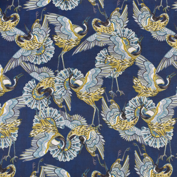 Greenhouse Fabrics S2362 Indigo upholstery fabric swatch for sample-first furniture planning