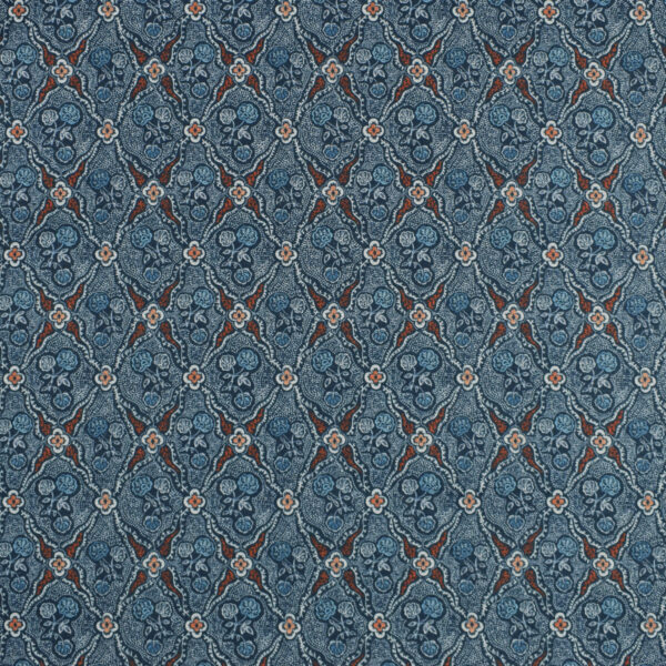 Greenhouse Fabrics S2364 Indigo upholstery fabric swatch for sample-first furniture planning