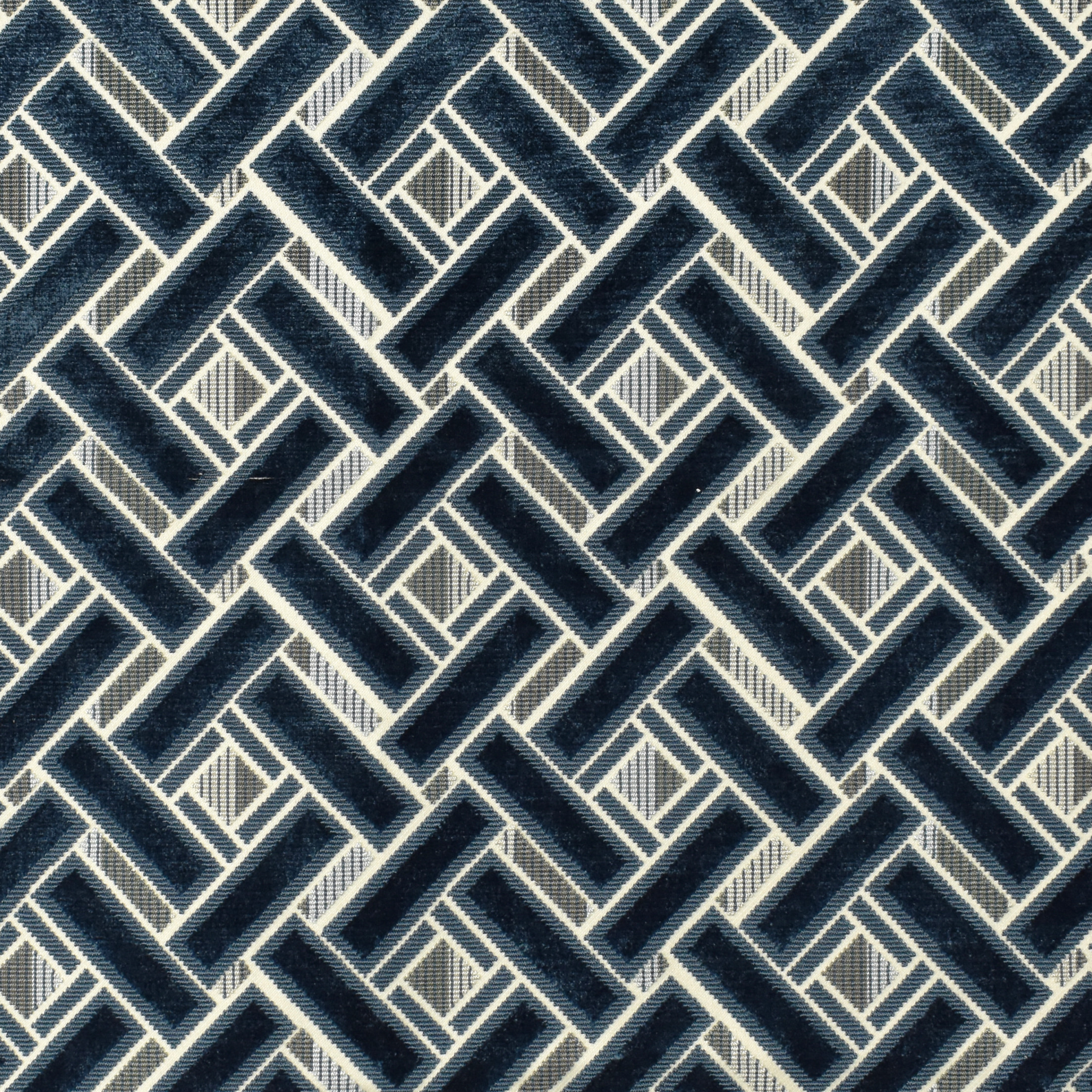 Blue upholstery fabric