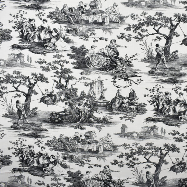 Greenhouse Fabrics S2578 Noir upholstery fabric swatch for sample-first furniture planning