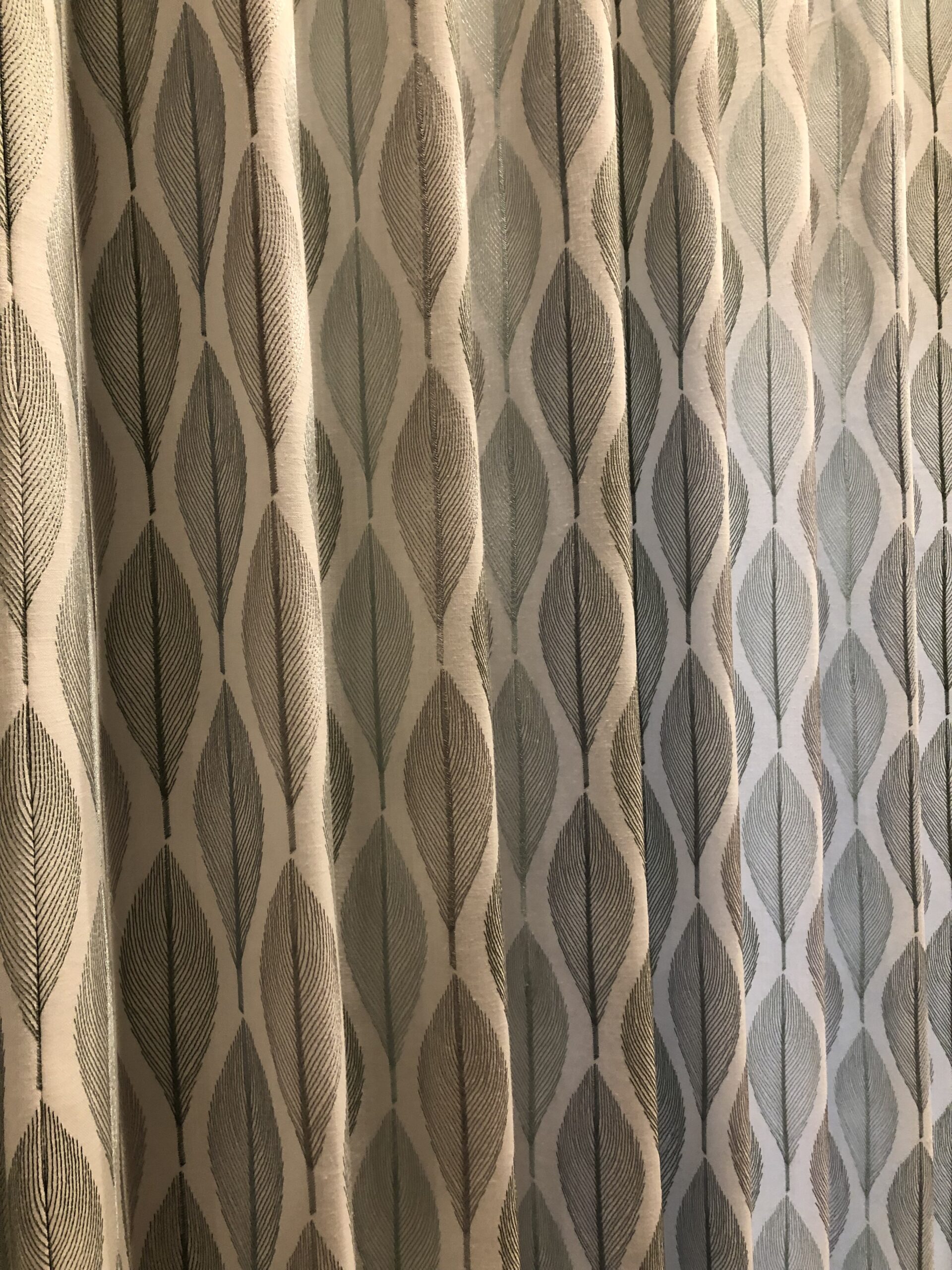 Blue upholstery fabric