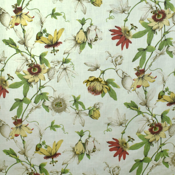 Greenhouse Fabrics S2694 White Tea upholstery fabric swatch for sample-first furniture planning