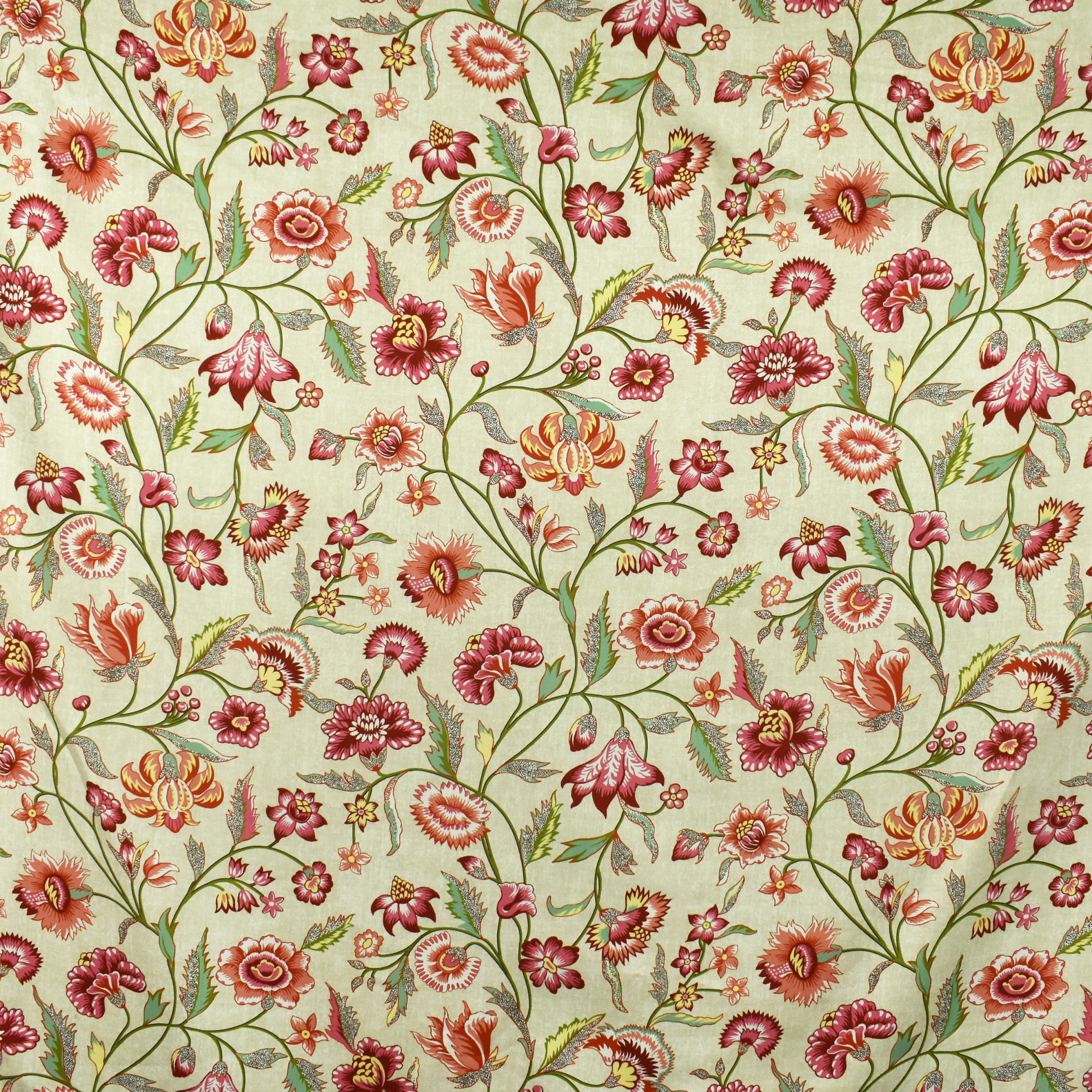 Red upholstery fabric