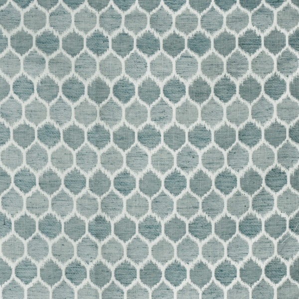 Greenhouse Fabrics S3015 Aqua upholstery fabric swatch for sample-first furniture planning
