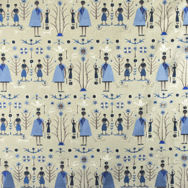 Greenhouse Fabrics S3022 Dream Blue upholstery fabric swatch for sample-first furniture planning