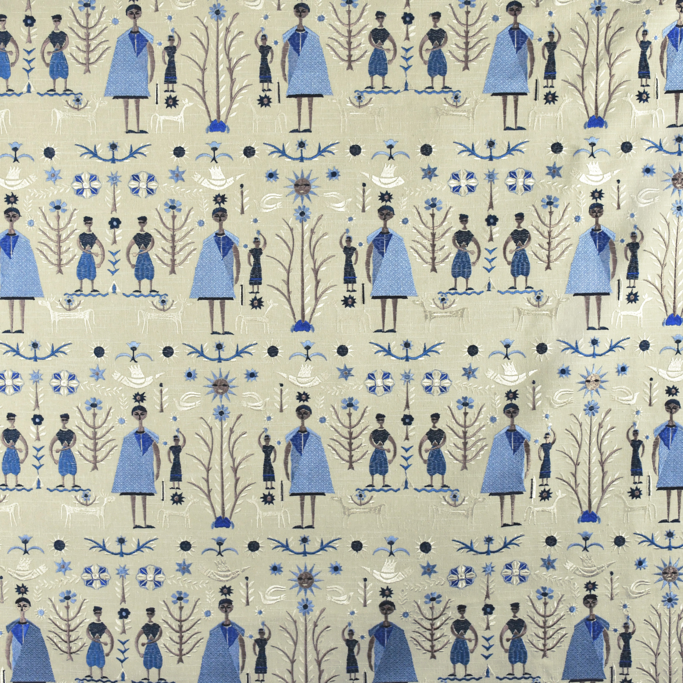 Navy upholstery fabric