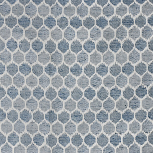 Greenhouse Fabrics S3027 Indigo upholstery fabric swatch for sample-first furniture planning