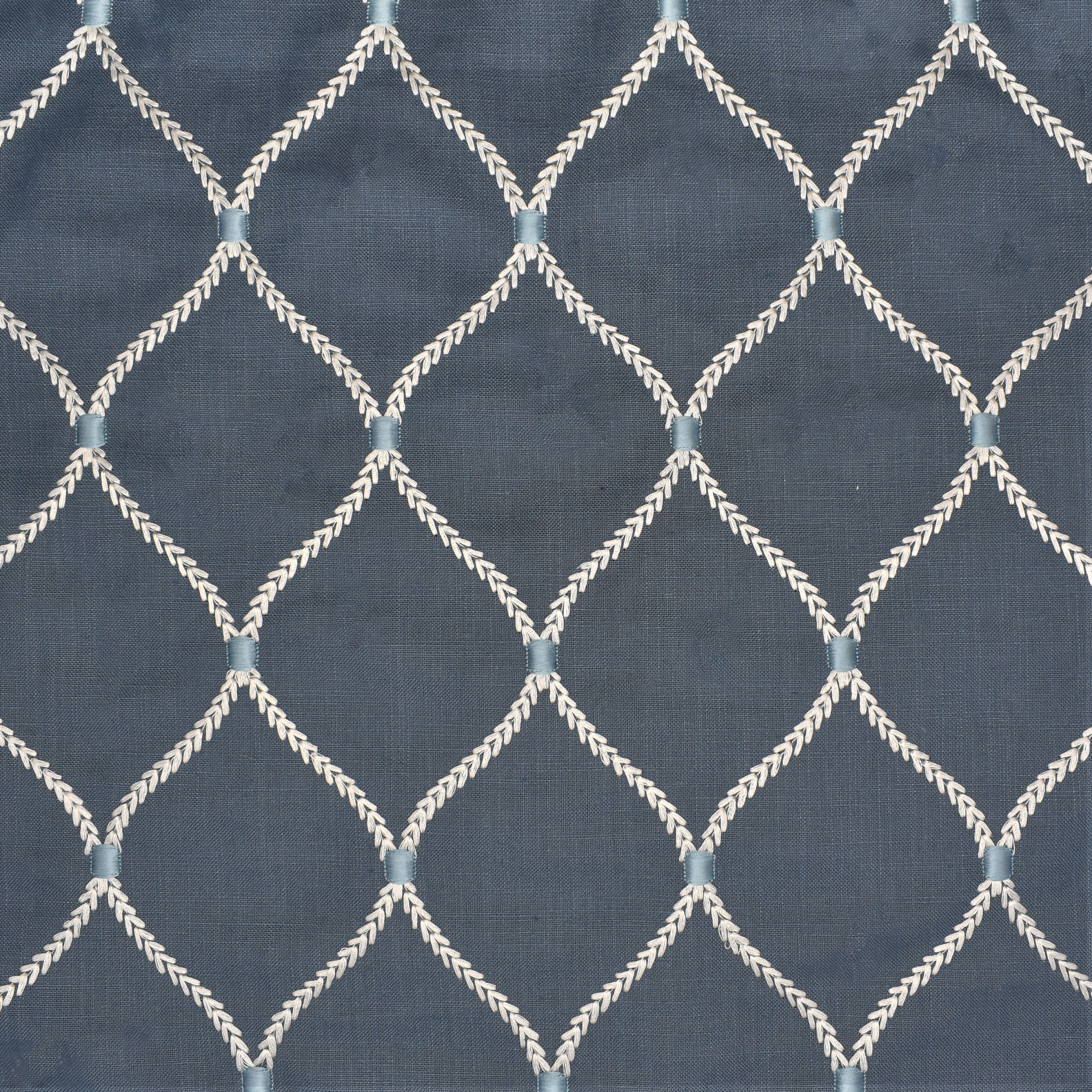 Blue upholstery fabric